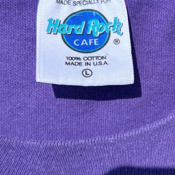 Vintage Single Stitch Hard Rock Las Vegas T Shirt Men Sz L VTG - Picture 3 of 8